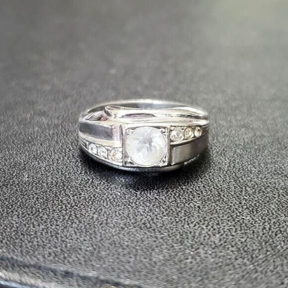 18K GEP Uncas vintage men's ring size 10
